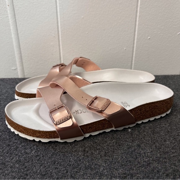Birkenstock Yao Balance Sandal Metallic Copper Size 9US - Picture 1 of 9